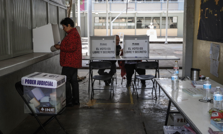 Alta abstención en elección judicial