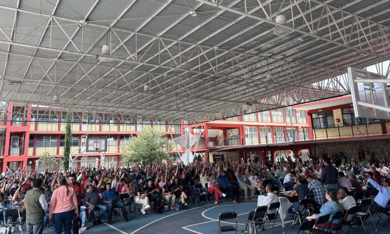Sección 34 regresa a clases