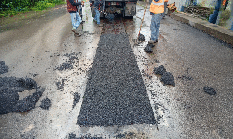 Rehabilitación vial Guadalupe mantiene acciones de bacheo