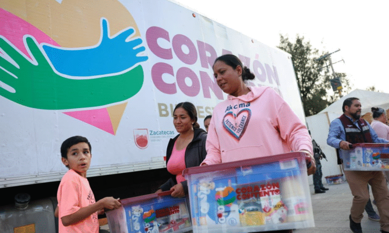 Apoyos alimentarios benefician a familias de Fresnillo